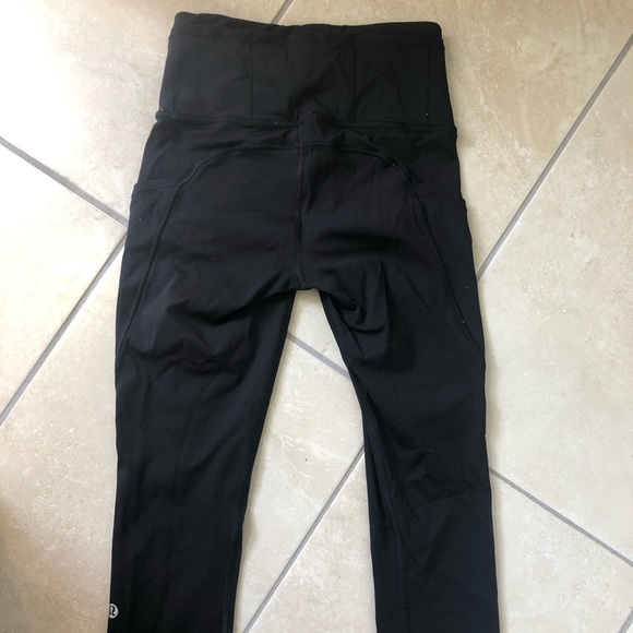 Black Lululemon Leggings - Picture 2 of 4